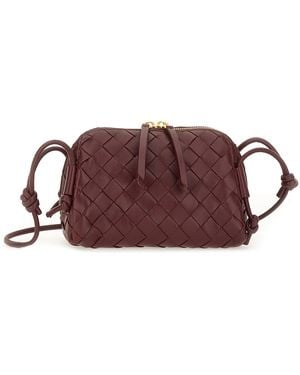 Bottega Veneta Braided Clutch Bag "Concert" - Brown