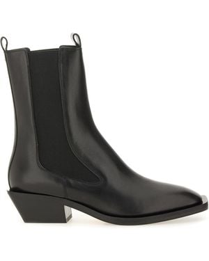 Aeyde Leather Boot - Black