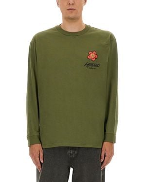 KENZO Relaxed Fit T-Shirt - Green