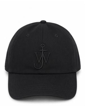 JW Anderson Cappello Da Baseball Con Logo - Black
