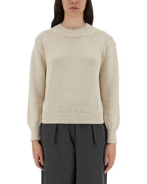 Margaret Howell Linen And Cotton Jersey - Natural