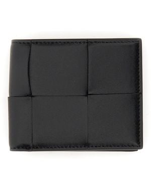 Bottega Veneta Portafoglio Cassette Bi-Fold - Nero