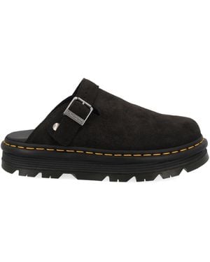 Dr. Martens Mule "Zebzag" Con Cinturino - Black