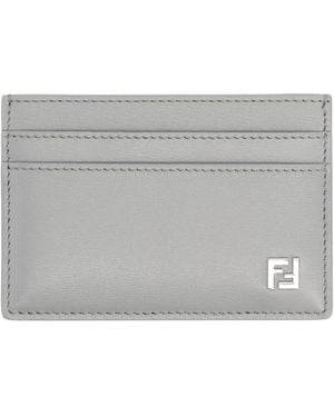 Fendi Portacarte "Squared Ff" - Grey