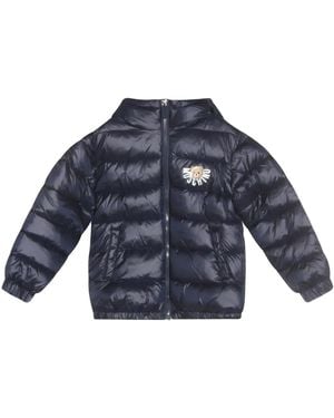 Moschino Jacket With Logo - Blue