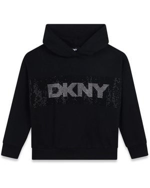 DKNY Felpa Con Cappuccio - Nero