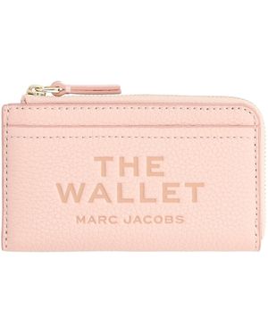 Marc Jacobs Leather Card Holder - Pink