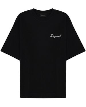 DSquared² T-Shirt With Logo - Black