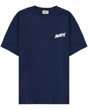 Autry T-Shirt With Logo - Blue