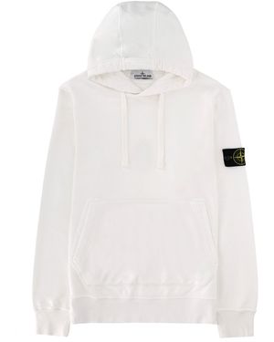 Stone Island Regular Solid Hoodie - White