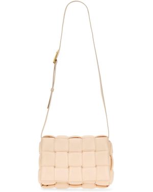 Bottega Veneta BORSA PADDED CASSETTE CON MAXI MOTIVO INTRECCIATO - Neutro