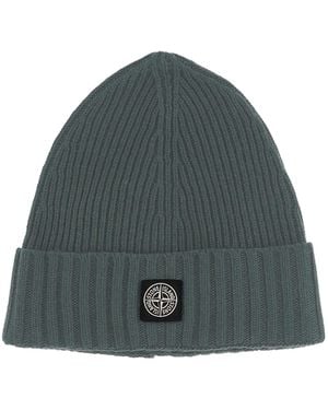 Stone Island Beanie Hat - Green
