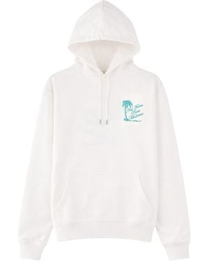 Drole de Monsieur "Slogan Palmiers" Sweatshirt - White