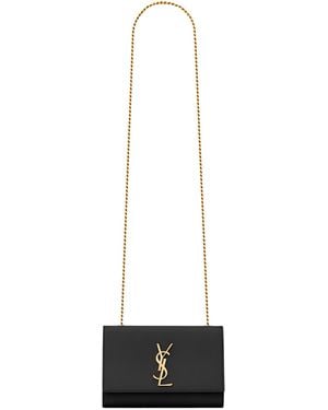 Saint Laurent Small "Kate" Bag - White