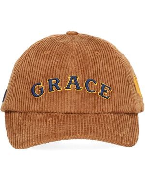 Wales Bonner "Grace" Baseball Cap - Brown
