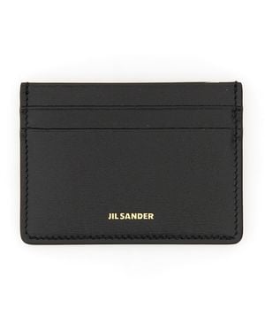 Jil Sander Leather Card Holder - Black