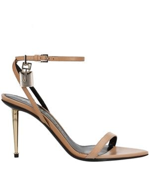 Tom Ford Sandal With Padlock - Metallic