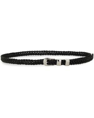 WOBURN WALK "Wing Tip 6-Ply" Belt - Black