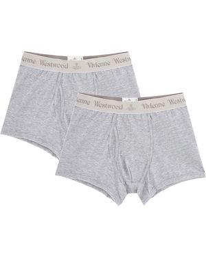 Vivienne Westwood Set Da Due Boxer - White