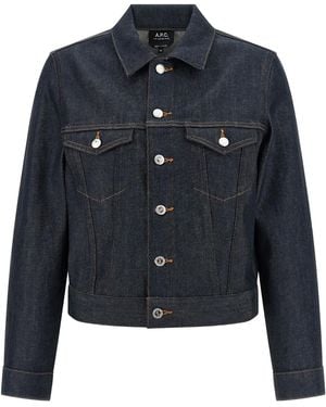 A.P.C. Denim Jackets - Blue