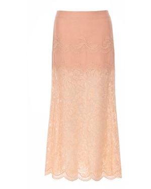 Rabanne Gonna Midi - Pink