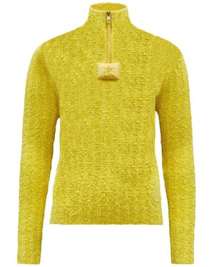 Moncler Genius 1 Moncler Jw Anderson Cotton Boucle Jersey - Yellow