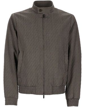 Emporio Armani Blouson Jacket - Grey