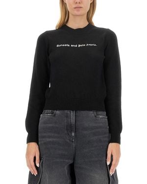 Palm Angels Sunsets Jumper - Black
