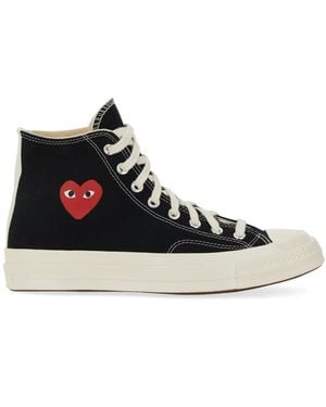 COMME DES GARÇONS PLAY Comme Des Garcons Gioca A Converse Sneaker Con Logo - Bianco