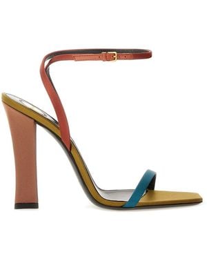 Saint Laurent Dominique Sandal - White