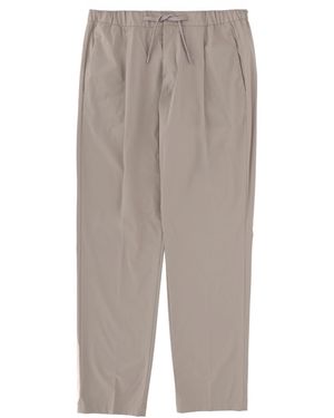 Herno Trousers With Logo - Natural