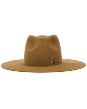 Ruslan Baginskiy Hat With Logo - Brown