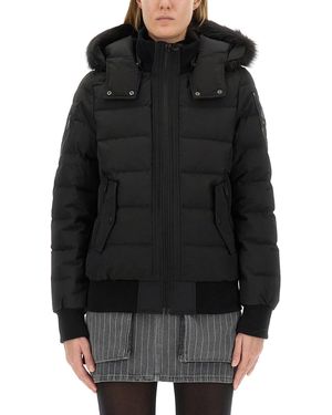 Moose Knuckles Giacca Con Logo - Nero