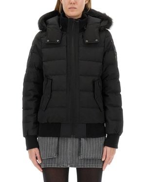 Moose Knuckles Quilted Fitted Jacket - Black