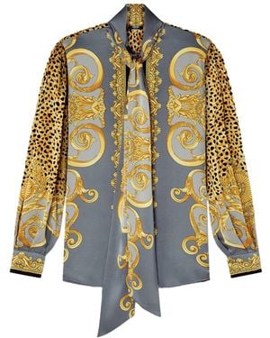 Versace Silk Shirt - Grey