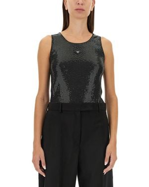 MCM Regular Fit Tank Top Xs - Black