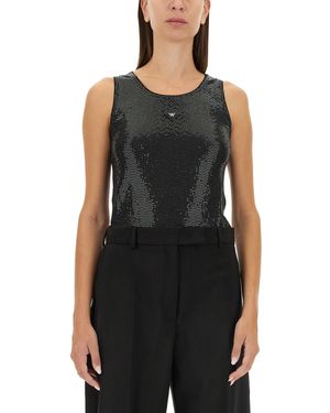 MCM Regular Fit Tank Top Xs - Black