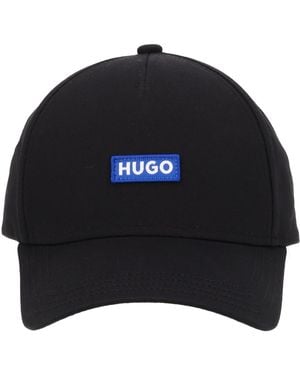 HUGO Baseball Hat With Logo - Blue