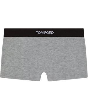 Tom Ford Boxers With Logo - Gray