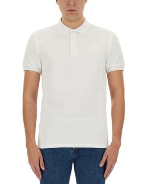 Bally Polo Con Ricamo - Bianco