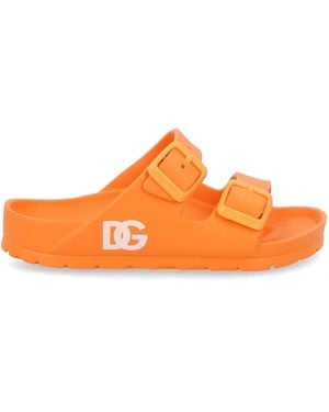 Dolce & Gabbana Ciabatte Da Spiaggia "Eva" - Orange
