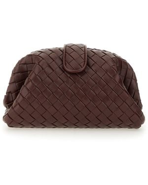 Bottega Veneta Clutch "Lauren 1980" Medium - Marrone