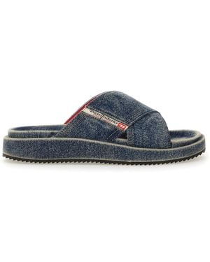 DIESEL Slide Sandal "Cris Cros" - Blue