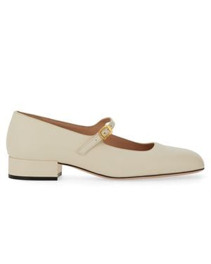 Bally Classic Mary Jane Court Shoes - Natural