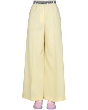 Stella McCartney Wide Leg Trousers - Yellow