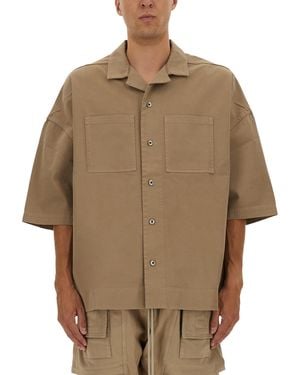 Rick Owens Magnum Tommy" Shirt - Natural