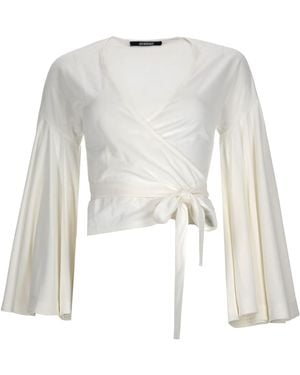 Jacquemus Mini Wrap Top - White