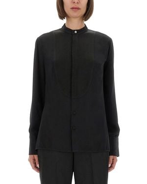 Victoria Beckham Silk Shirt - Black