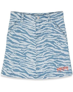 KENZO Gonna Fantasia - Blu