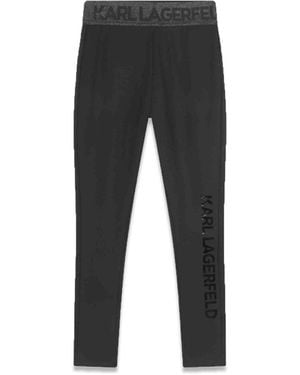KARL LAGERFELD Leggins - Black